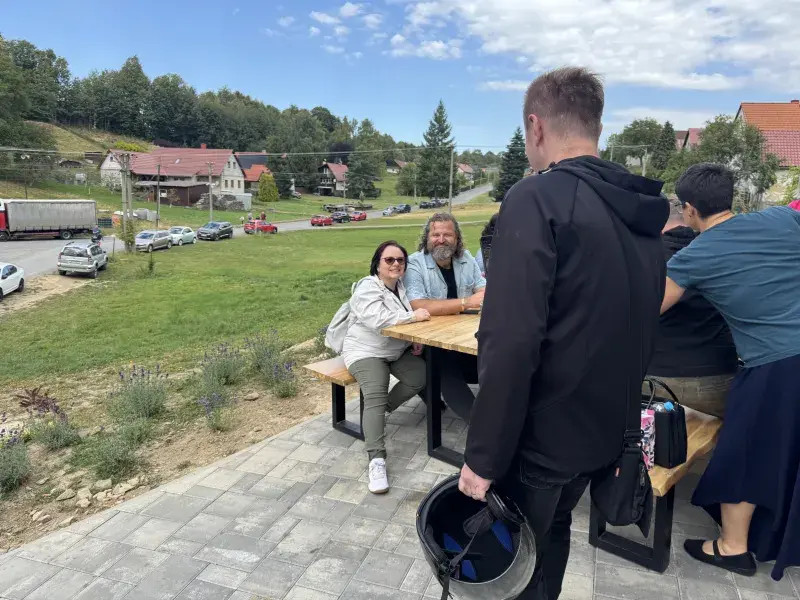 Paní Masařová měla ze setkání s Josefem Maršálkem velkou radost