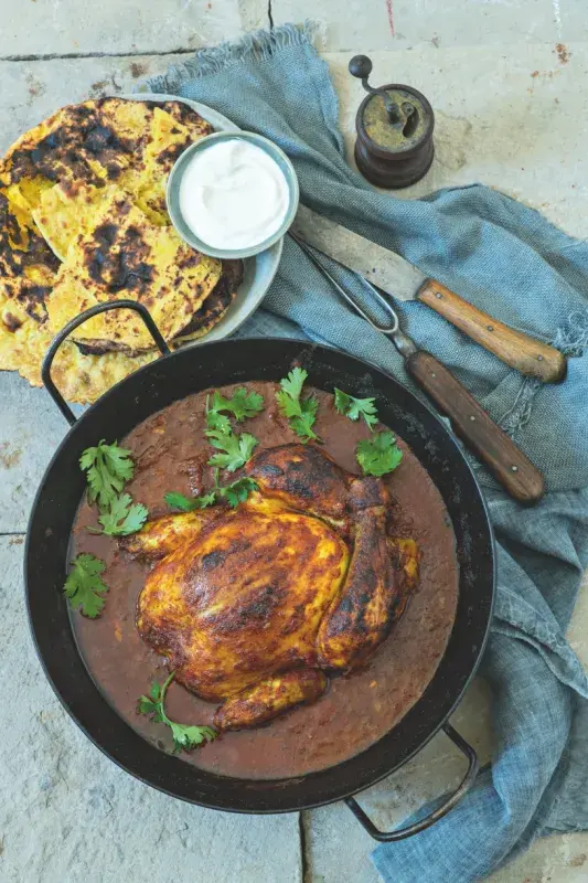 Indické kuře na rajčatech