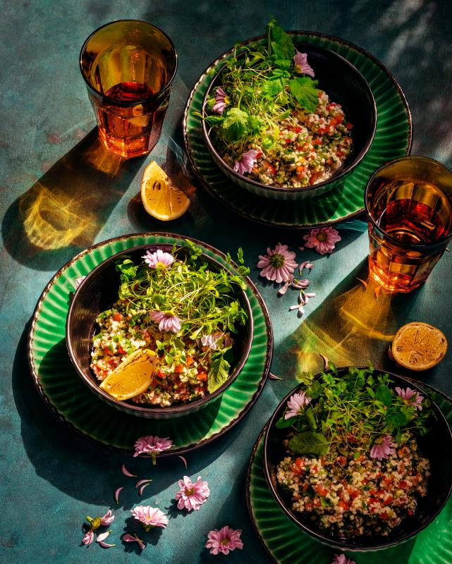 Tabbouleh salát z jáhel podle Miluše Makó