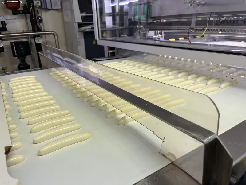 Bílé banány v čokoládě