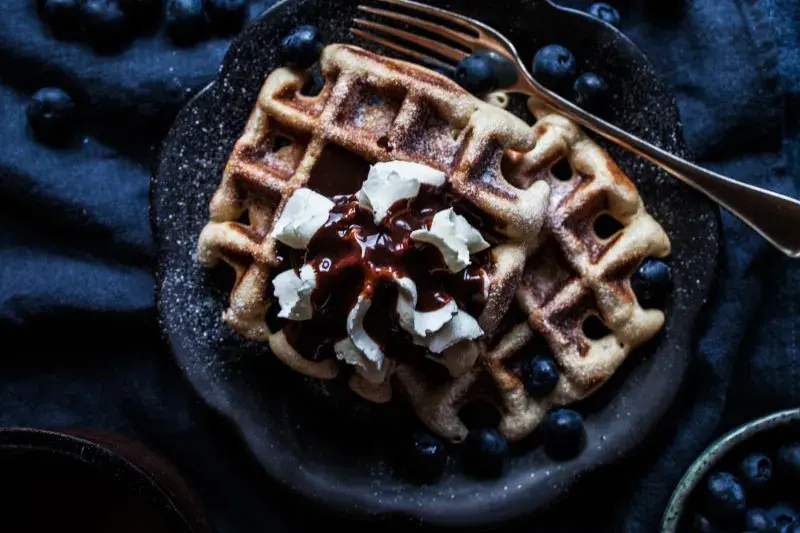 Vafle z jogurtového těsta podle Kitchenette