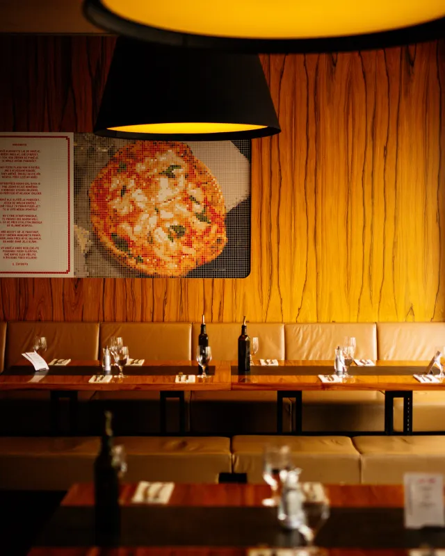 Interiér Pizza Nuova