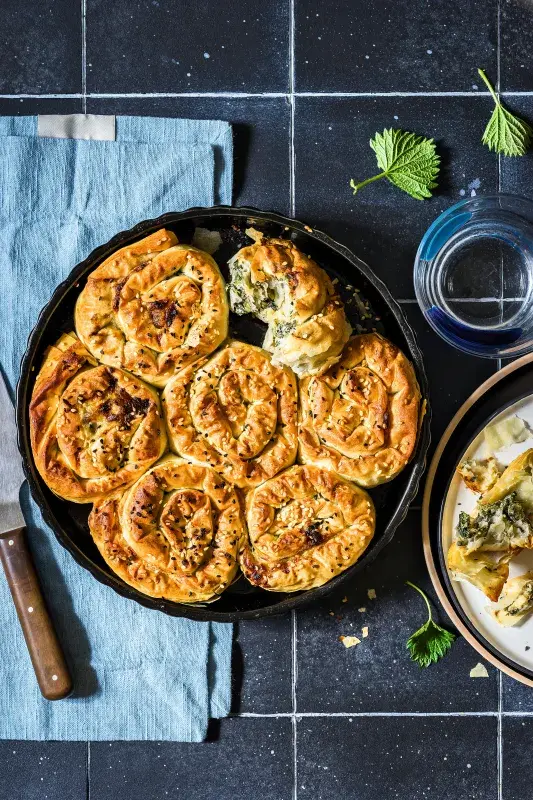 Kopřivová spanakopita