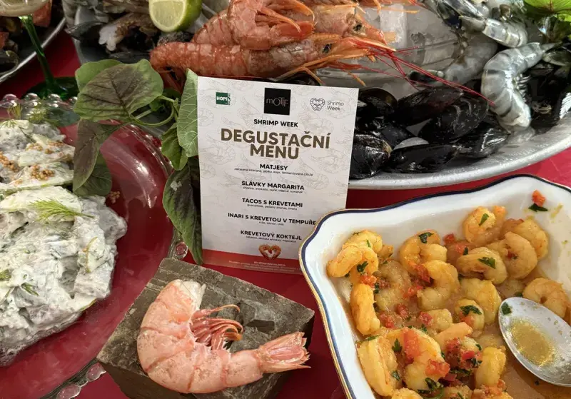 Krevety a mořské plody na Shrimp week