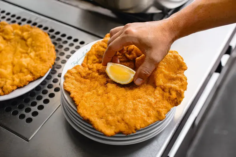 Vídeňský řízek od Figlmüller