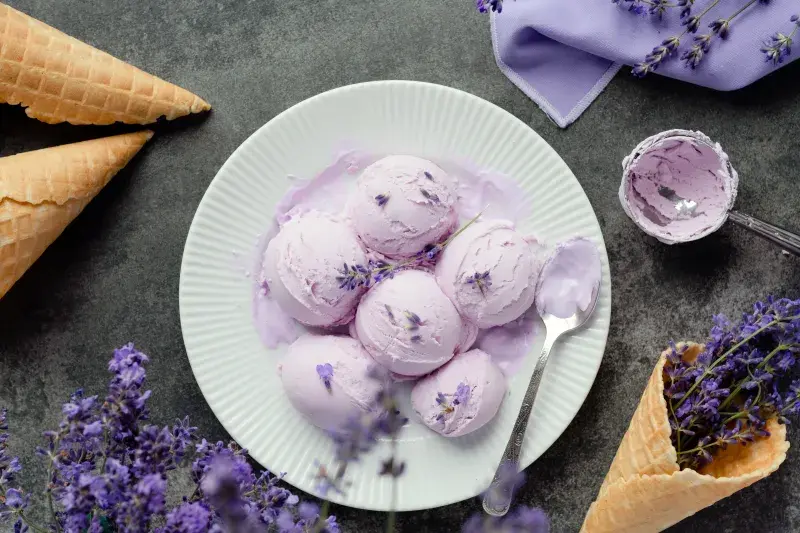 Levandulová zmrzlina