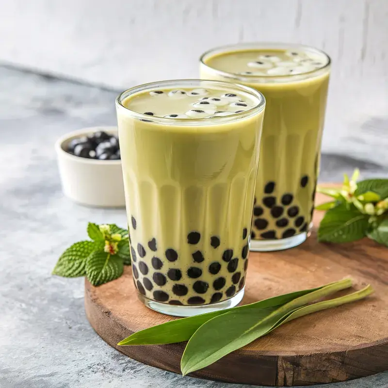 Matcha bubble tea