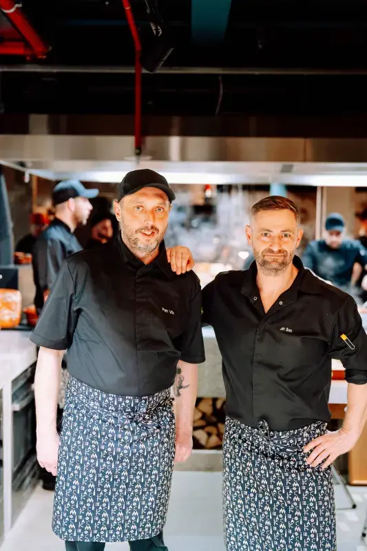 Petr Vlk a Jiří Štift z restaurace Mexická