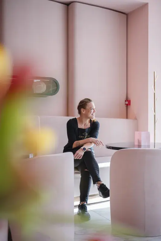 Míša Fürstová v Cafe du Lac