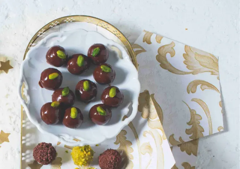 Mozartovy koule s pistáciemi