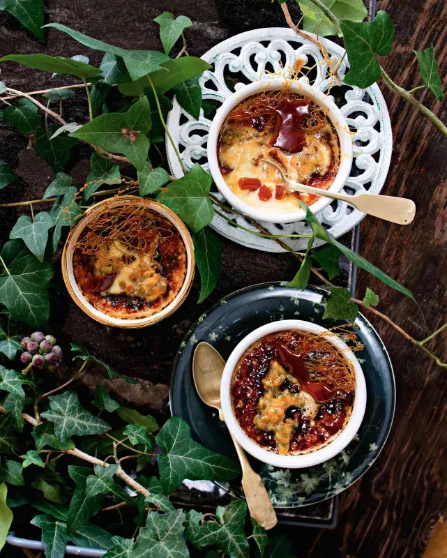 Mučenkové crème brûlée