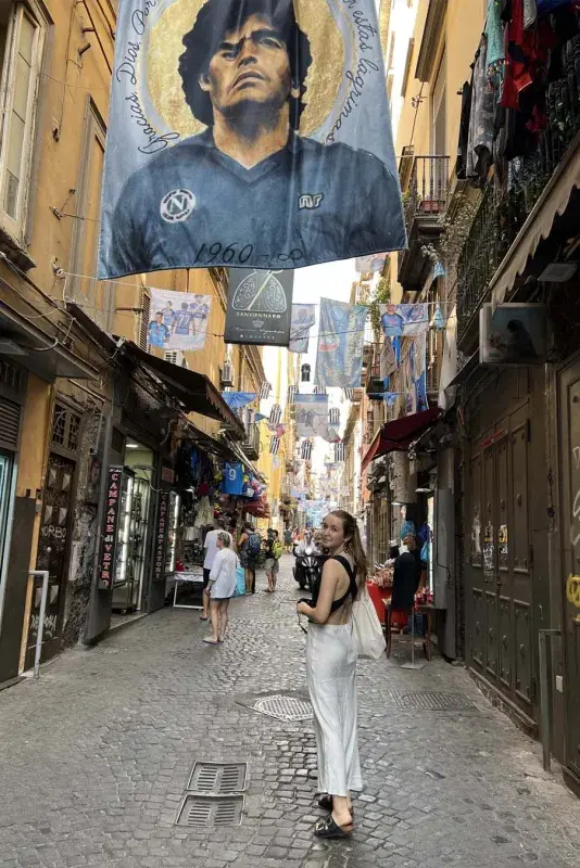 Kristína Nemčková v Neapoli