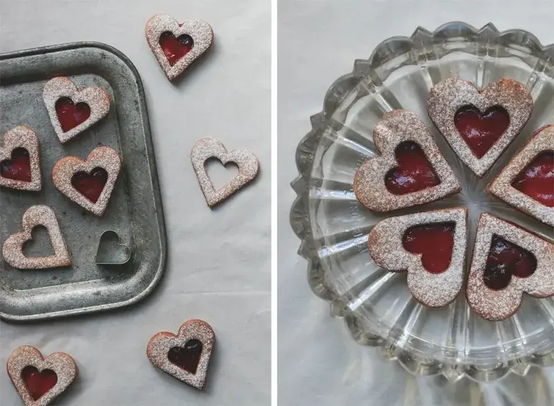 Špaldové linecké cukroví 