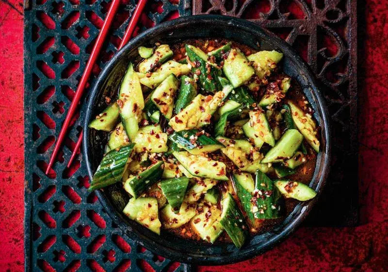 Okurky po sečuánsku