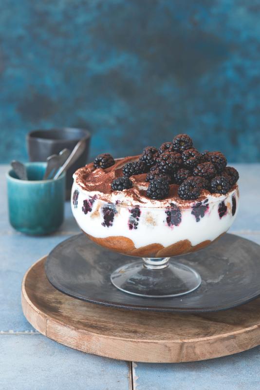 Ostružinové skyramisu