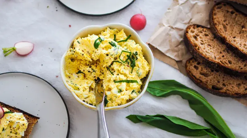 Odlehčená vajíčková pomazánka podle Lucie Novákové