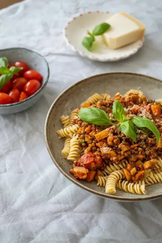 Čočkové boloňské ragú podle Lucie Novákové