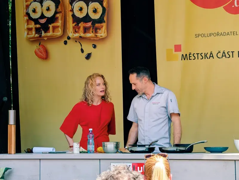 Cooking show Marka Fichtnera