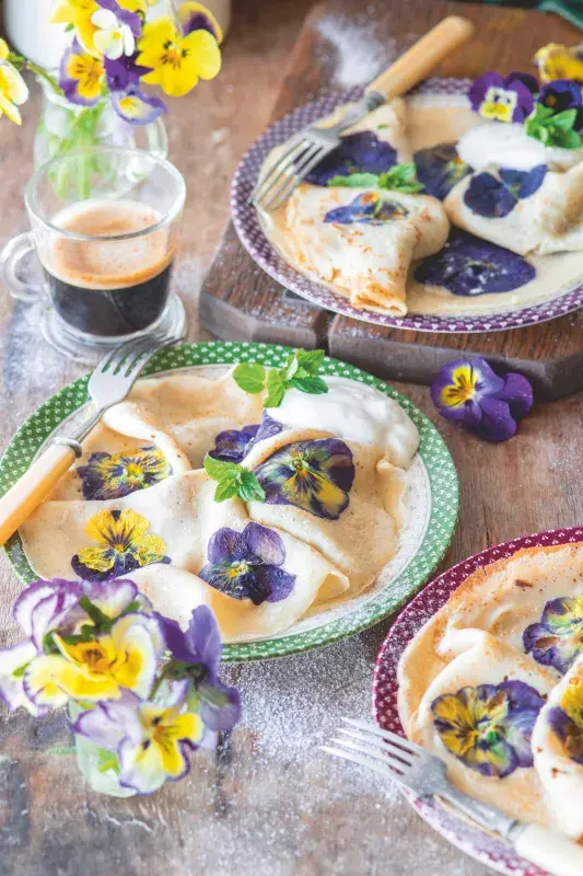 Palačinky s maceškami