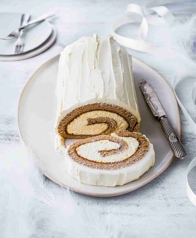 Perníkové vánoční polínko (Bûche de Noël)