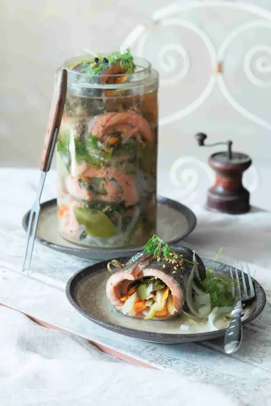 Rychlozavináče ze pstruha lososovitého