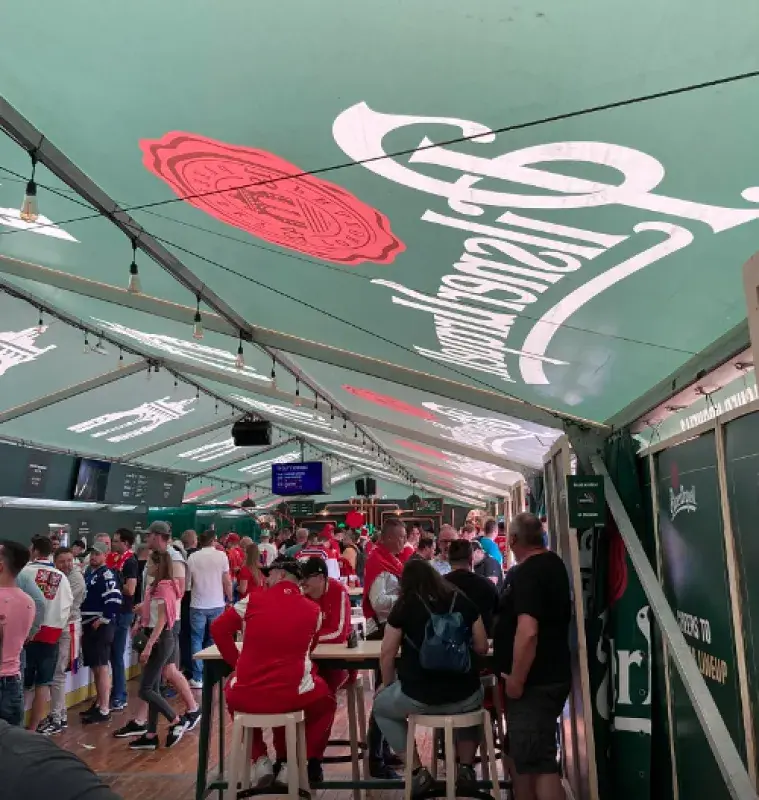 Občerstvení na mistrovství světa v hokeji