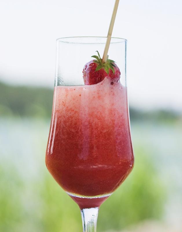 Jahodové bellini
