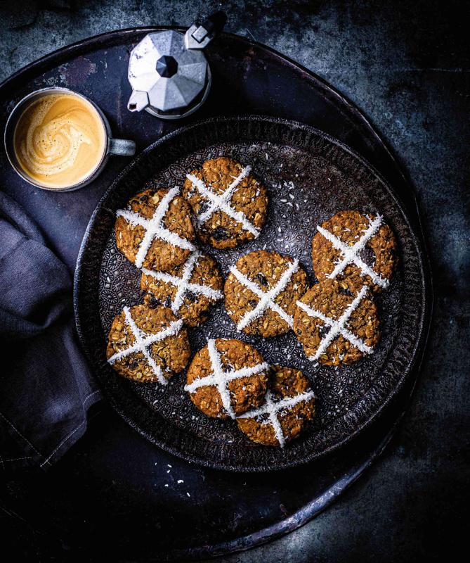 Sušenky à la hot cross buns