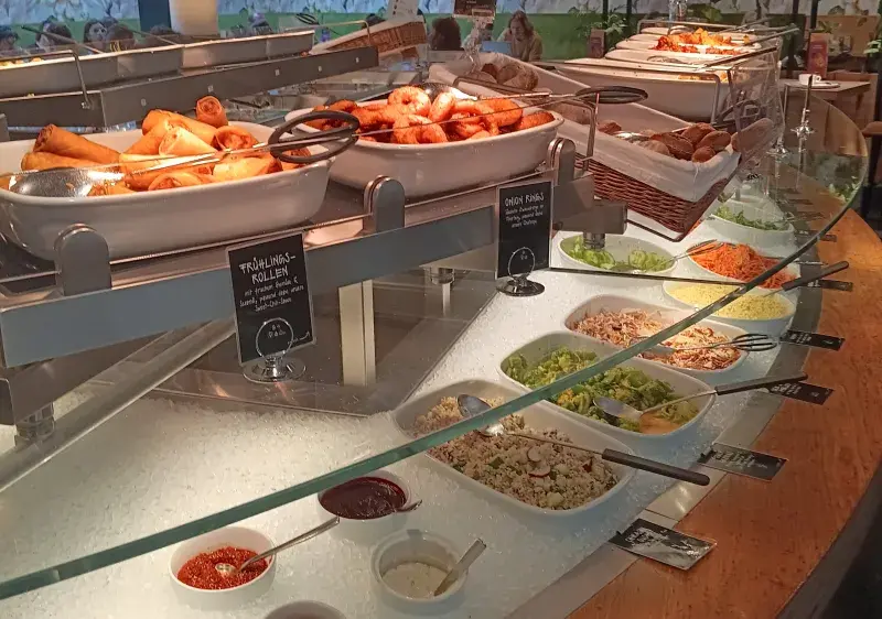 Obědová nabídka Tibits v Bernu