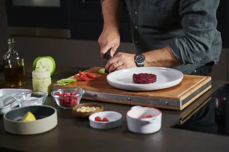 Jan Punčochář tatarák z červené řepy