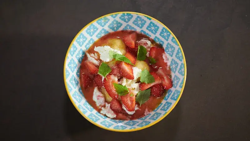 Jan Punčochář Ricottové knedlíčky s jahodami