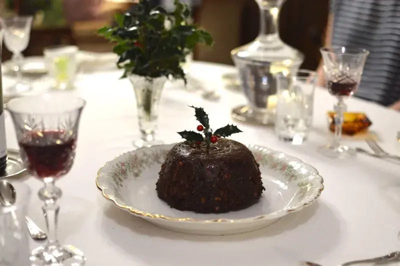 Anglický vánoční pudink