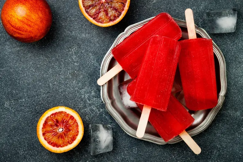 Nanuky z červených pomerančů a Aperolu
