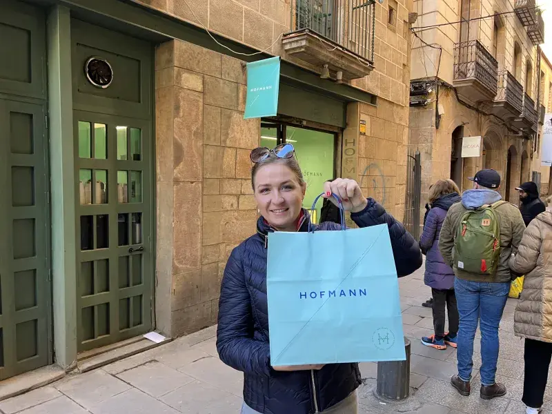 Jana Pokorná v Barceloně