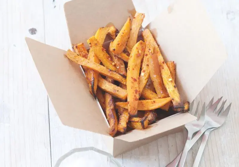 Batáty se sójovou omáčkou