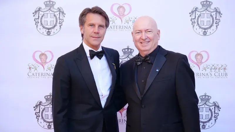 Bruno Serato a princ Emanuele Filiberdo di Savoia, nadace jeho rodu Bruna sponzoruje