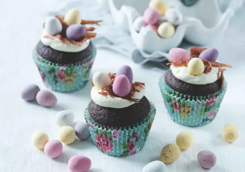 Čokoládové velikonoční cupcaky