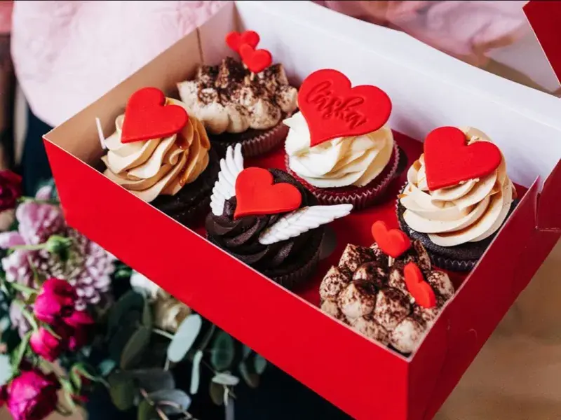 Valentýnské cupcakes od Lelí