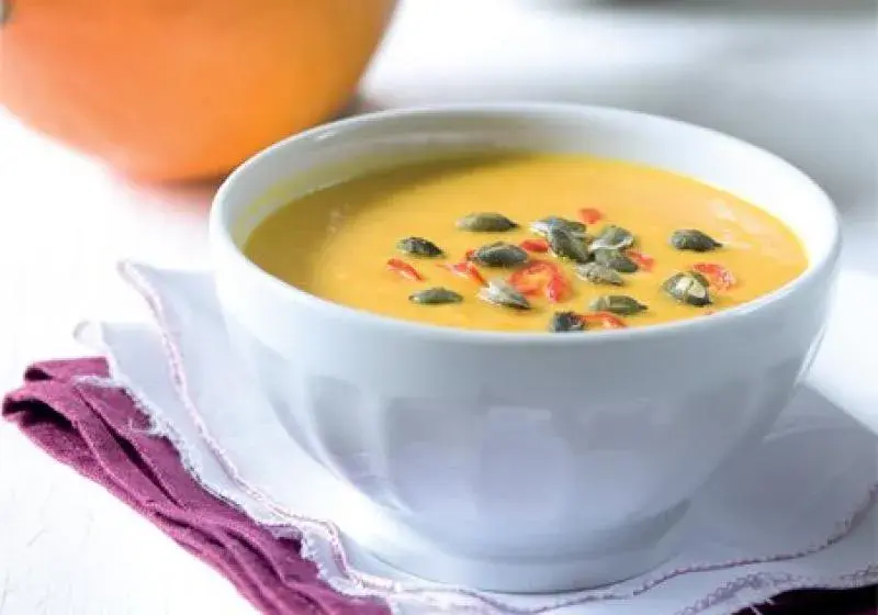 Dýňová polévka s chilli