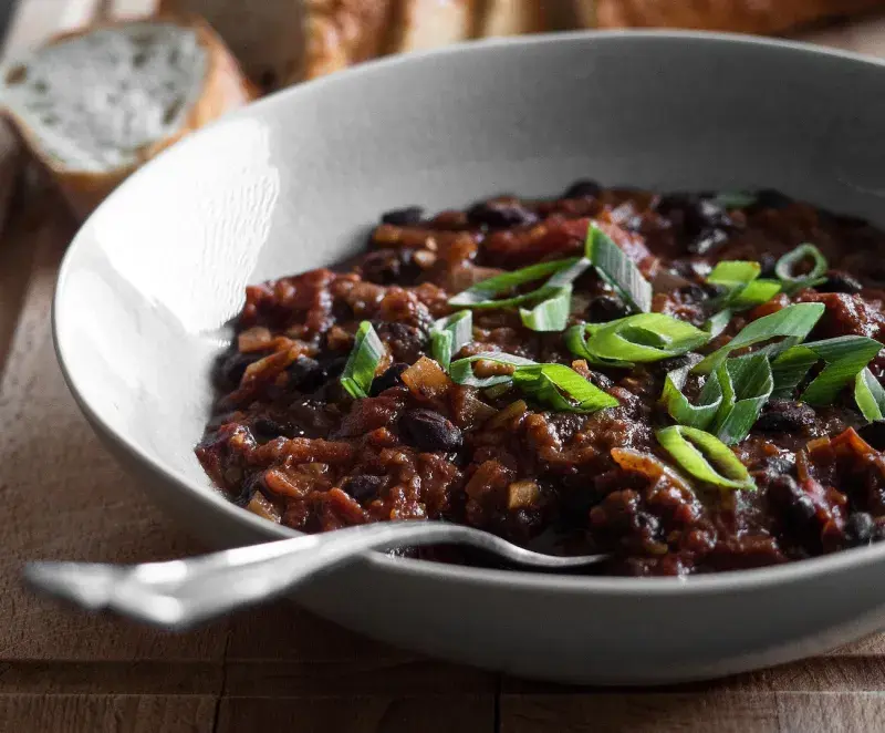 Pokrm z černé rýže