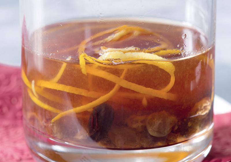 Horké brandy s marmeládou
