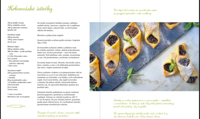 Krkonošské šátečky podle Kamily Nývltové