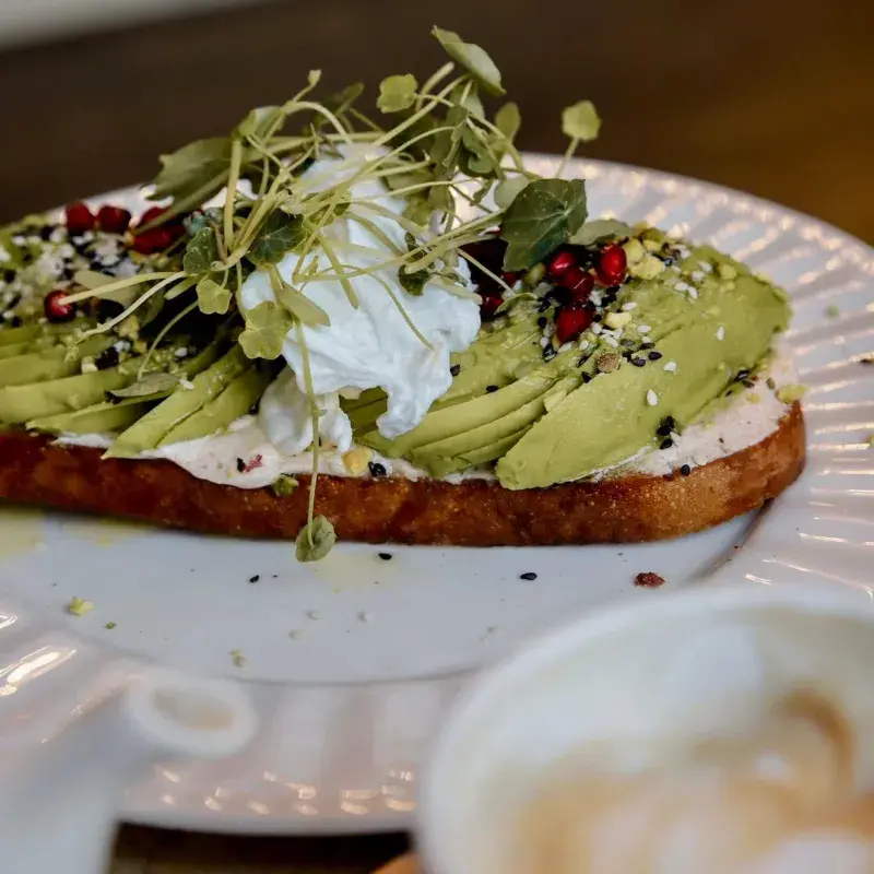 Avokádový toast v Marthy's Kitchen