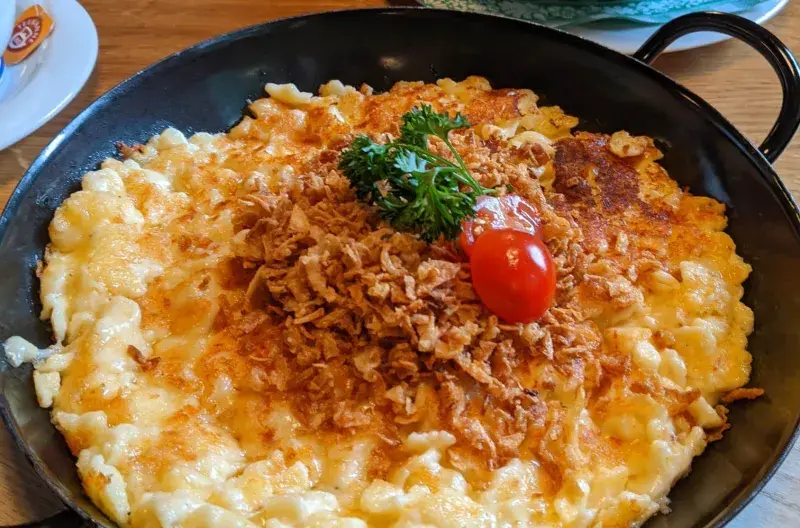 Kasnocken se sýrem Pitzgauer Bergkäse