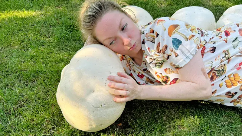 Veronika „Koko“ Šmehlíková a pýchavka