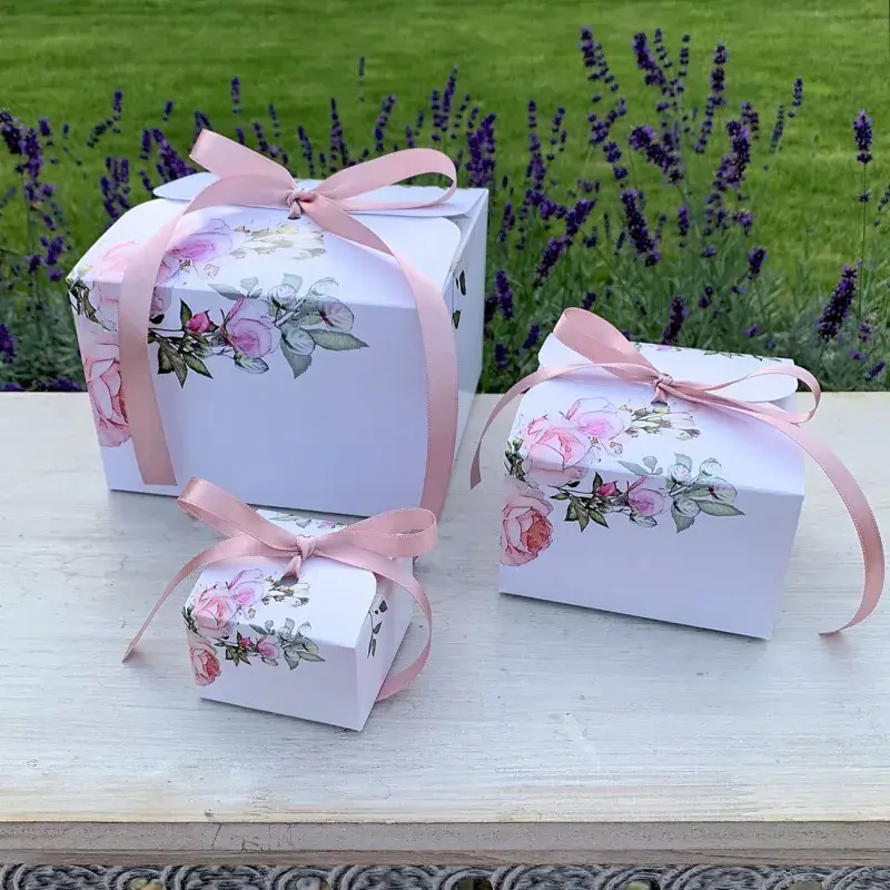 Krabička na svatební výslužku 