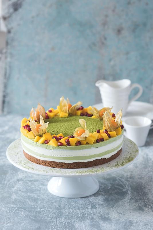 matcha cheesecake