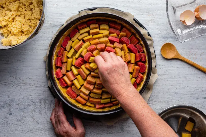 Rebarborový koláč