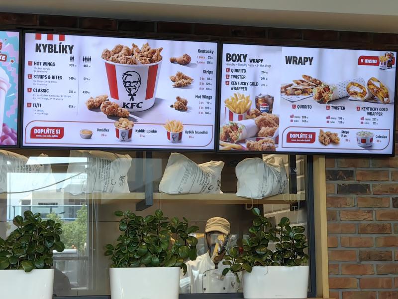 KFC mezi terminály 