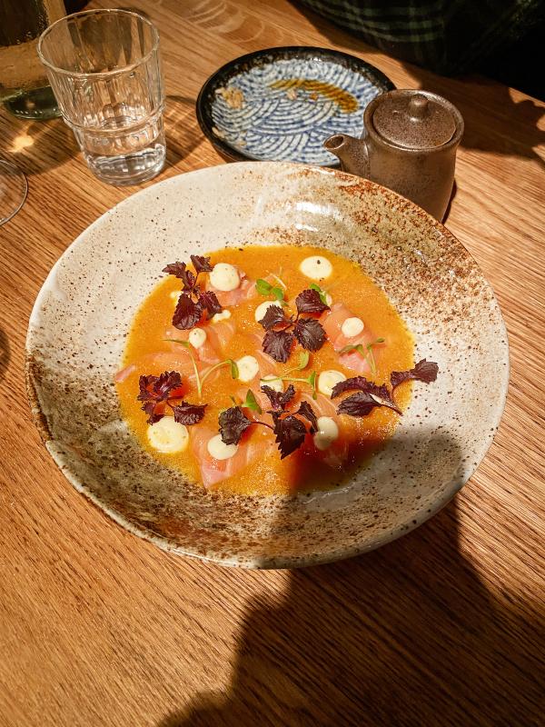 Mochi sashimi